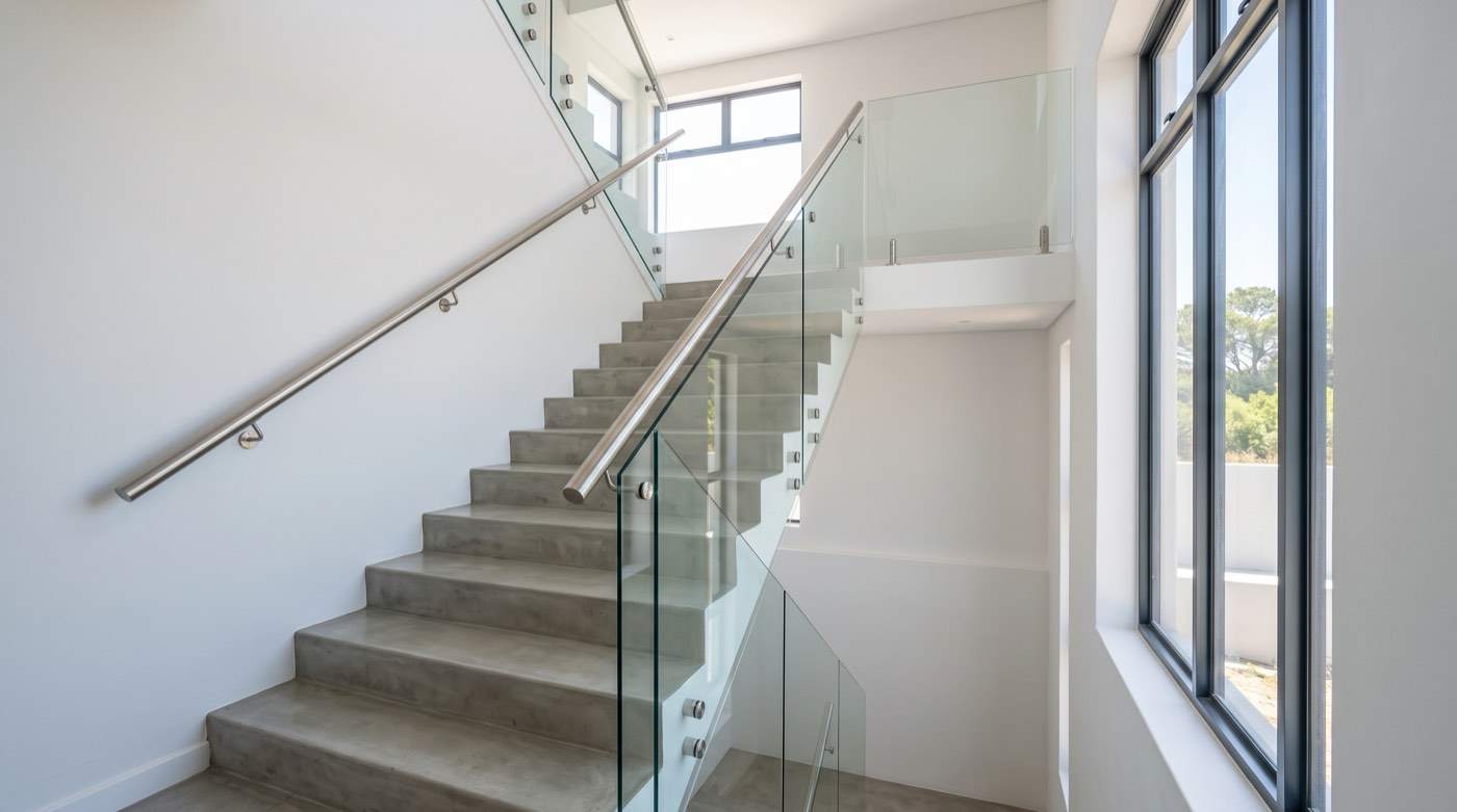 Gereinigtes Treppenhaus in einem Zürcher Neubau