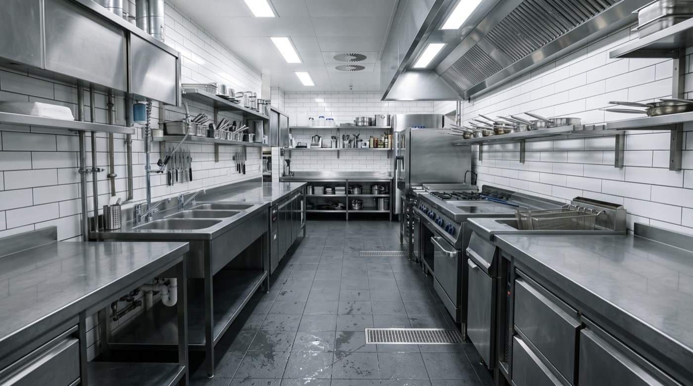 Fettfrei gereinigte Gastronomieküche in Zürich